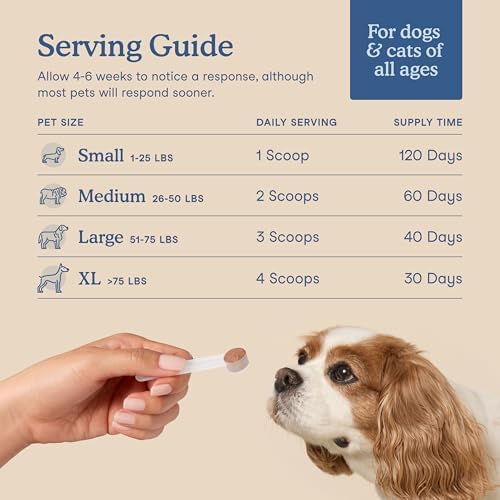 Fera Pets Postbiotics Plus Prebiotics for Dogs & Cats, 120 Scoops