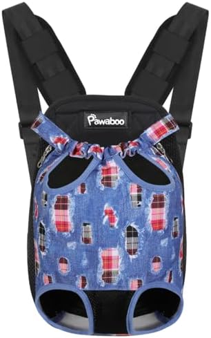 Pawaboo Pet Front Carrier Backpack for Small Medium Dogs