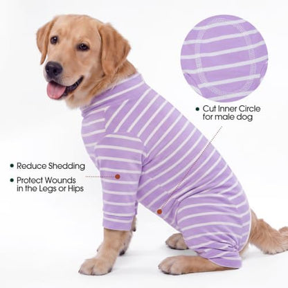 Kuoser Dog Recovery Suit, Anti-Licking Pajamas for Wounds