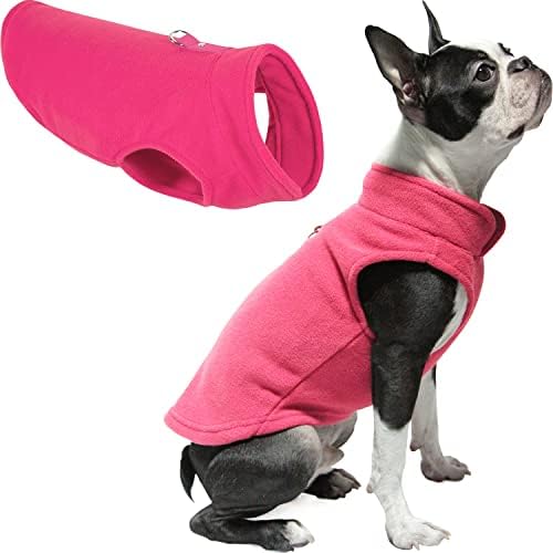 Gooby Fleece Vest Dog Sweater, Pink, Small