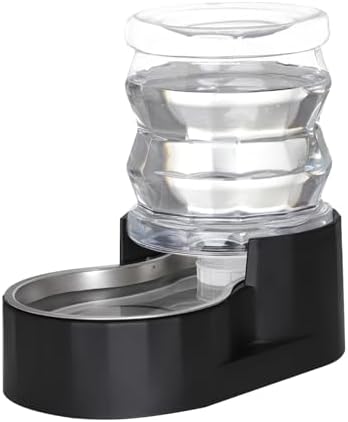 RIZZARI 4L Gravity Cat Water Dispenser:Spill Resistant for Apartments