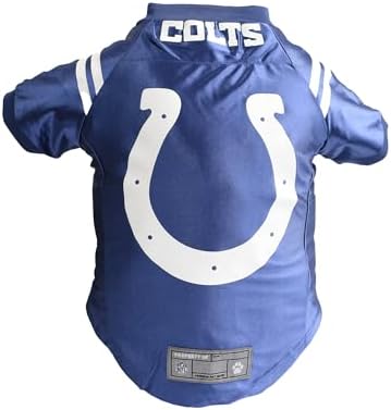 Littlearth NFL Indianapolis Colts Premium Pet Jersey, Team Color, Small