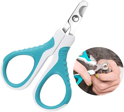 Upgraded 2 Pcs Pet Nail Clippers and Trimmer - Professional Pet Nail Clippers and Claw Trimmer for Cats, Small Dogs, and Any Small Pets (LJ-ZXS-120211)