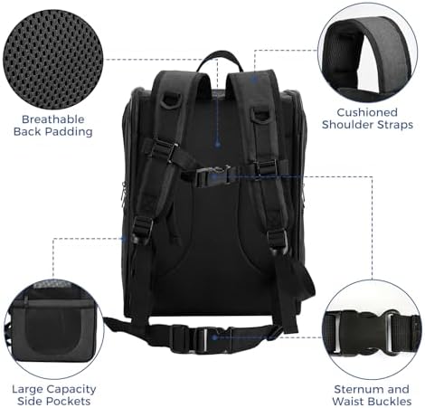 Apollo Walker Cat Carrier Backpack for Small Dogs and Cats Up to 18 lb