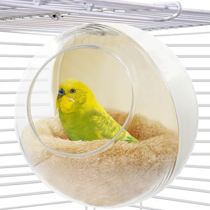 Bird Nest for Cage Bite-Resistant, Washable, Clear Observation, Warm