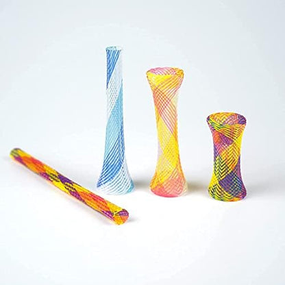 ISMARTEN Cat Spring Toys, Tube Spring Toy Interactive Cat Toy for Indoor Cats, Plastic Spring Coils Attract Cats to Swat, Bite, Hunt(Random Color) (12 Packs)