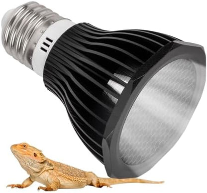 UVB Reptile Light Bulb 10.0, 5W LED High Intensity UV Replacement Lamp Bulbs for Desert Reptiles Bearded Dragons Lizard Tortoise Iguanas Chameleons Snake - 1 Pack