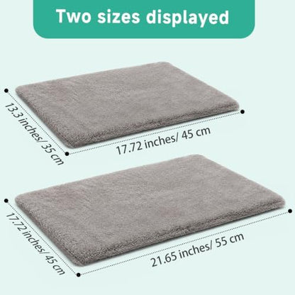 Smart Heated Cat Bed Cave Pet House Cushion Indoor Cats & Small Dogs, Washable & Foldable, 17.72x13.8 inches, Gray S
