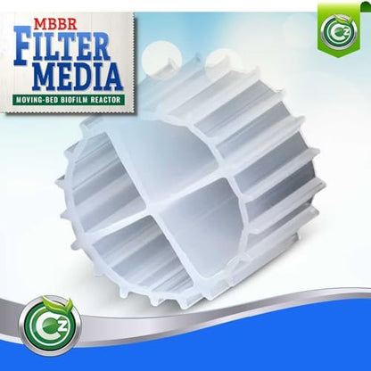 K1 Filter Media 1 Cubic Foot Premium Grade Moving Bed Biofilm Reactor Mbbr. Fresh, Virgin, Not Recycled. Perfect for Aquariums, Aquaculture, Ponds
