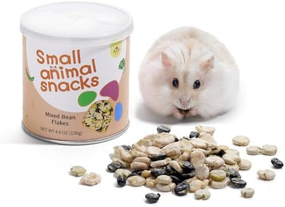 Niteangel Hamster Snack & Treats Toy: Mixed Bean Flakes & No Additive