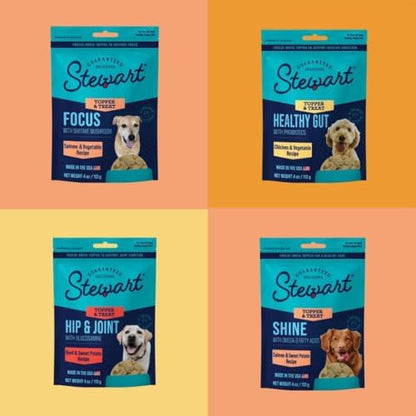 Stewart Freeze Dried Dog Treats & Food Topper, Hip & Joint Formula, 8 oz