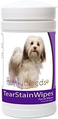 Healthy Breeds Havanese Tear Stain Wipes 70 Count