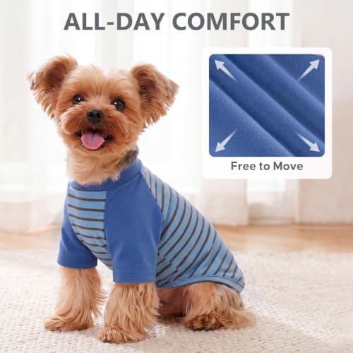 KYEESE 2Pack Dog Sweater with Sleeves Fleece Shirt for Large Dogs