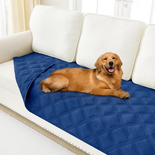 Smiry Waterproof Dog Bed Cover, Reversible Pet Blanket for Sofa Couch