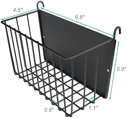 Stainless Steel Rabbit Sifting Litter Box (L & Hay Feeder)