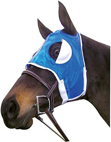Intrepid International Horse Mask - Half Cup Blinker Mask, Training Equipment, Adjustable Horse Riding Gear - Half Cup Blinders with Touch Tape Closure, Calming Aid, One-Size
