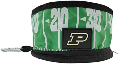 Pets First NCAA Purdue Boilermakers Collapsible Dog Travel Bowl Set, 2 Pack Food & Water Bowls for Dogs, Best Portable & Lightweight Leak-Proof Dog Bowls for Travel