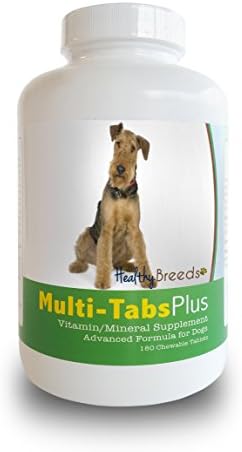 Healthy Breeds Airedale Terrier Multi-Tabs Plus Chewable Tablets 180 Count