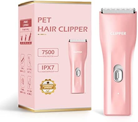 Dog Cat Home Hair Waterproof Clipper Portable Pet Shaver