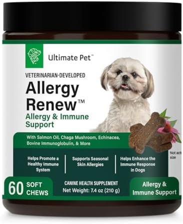 Ultimate Pet Nutrition Allergy Renew Soft Chew Supplement for Dogs, 60ct