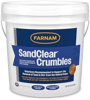 Farnam SandClear Crumbles, Psyllium Digestive Supplement, 32 Day Supply