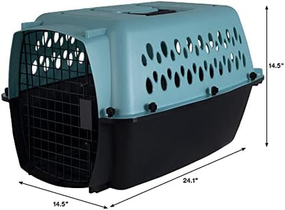 Petmate Fashion Vari Dog Kennel, 24in, for Pets 10-20lbs, Light Blue