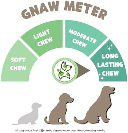 Nature Gnaws USA Steer Sticks for Dogs 5-7" (8oz) - Mixed Thickness - Long Lasting for Aggressive Chewers and Large Dogs - Natural Beef Bully Dog Chew Bones (Pack of 2)