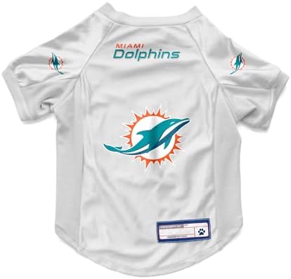 Littlearth NFL Miami Dolphins Stretch Pet Jersey,X-Large