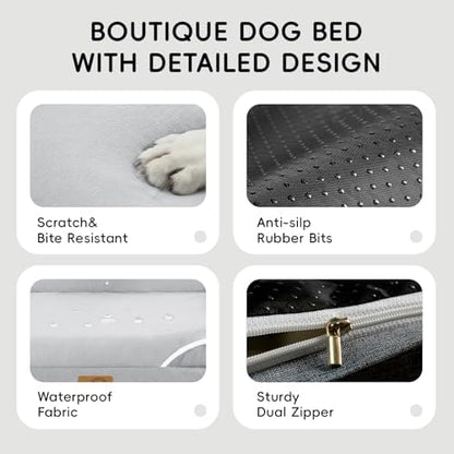 Homemate Dog Bed Extra Large Size Dog: 48"x35" Orthopedic Pet Bed with Toy