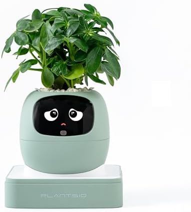 Ivy Interactive AI Desk Companion & Smart Plant Pet Indoor Planter Mint