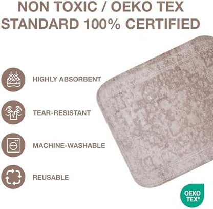 PUPIBOO Washable Pee Pads for Dogs and Cats - Super Absorbent Reusable Puppy Training Pads - 100% Waterproof, Leak-Proof & Non-Slip Whelping Pads for Pet Housebreaking