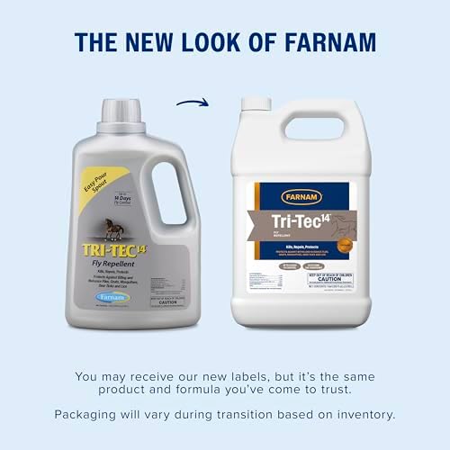 Farnam Tri-Tec 14 Fly Spray for Horses, Protects for Up to 14 Days, 128 oz