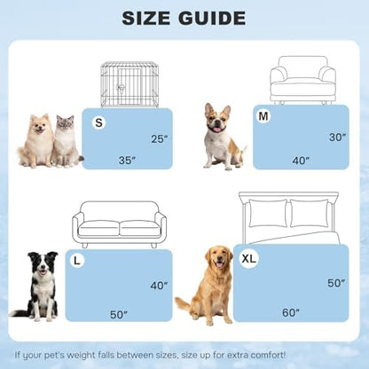 ZOMISIA Breathable Cooling Blanket for Large Dogs, Premium Pet Cooling Mat