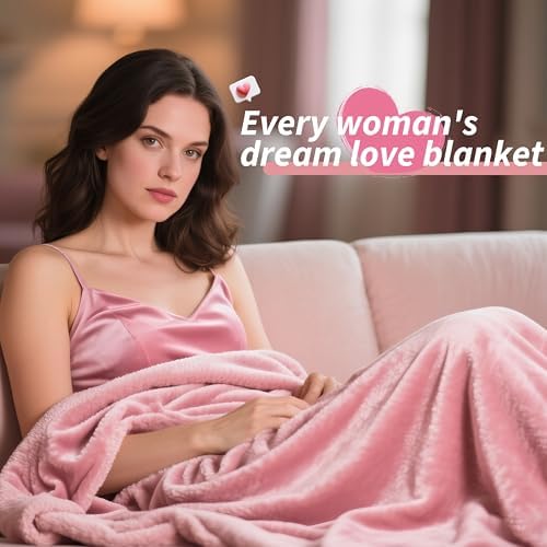 gogobunny Waterproof Blanket for Bed Couch, Sherpa Fleece Throw, 50x60