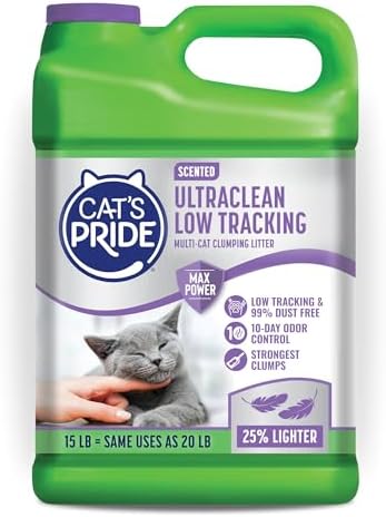 Cat's Pride UltraClean Low Tracking Powerful Clumping Litter Scented 15lb