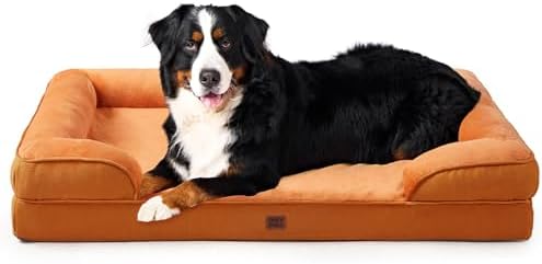 EHEYCIGA Orthopedic XXL Dog Bed, Waterproof Washable XL Big Pet Bed 52"