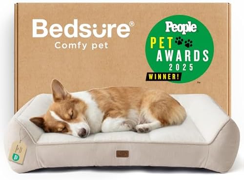 Bedsure SupportMax™ Extra Thick Orthopedic Dog Bed Medium Size Dog