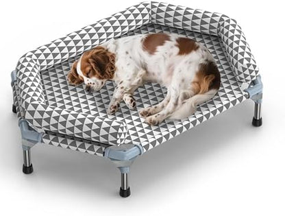 Kuntrust Orthopedic Dog Bed for Medium Dogs，U-Shaped Bolster ，Up to 100 lbs