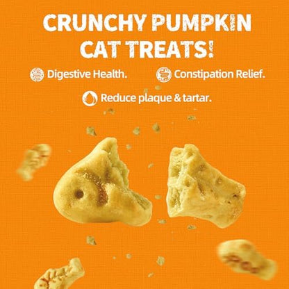 Just Try Pumpkin Cat Treats Salmon Flavor, 13.4 oz
