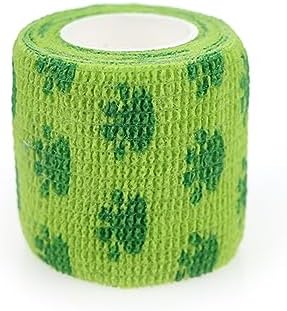 Self Adhesive Bandage Wrap Animal Cohesive Bandage Self Adherent Wrap First Aid Tape for Dogs Cats Horses Birds & Wrist Healing Ankle Sprain (2 Inch G Set 6 Rolls)