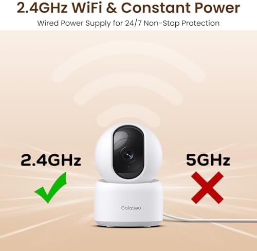 GALAYOU Indoor Cameras for Home Security in 2K, G2 4Pack