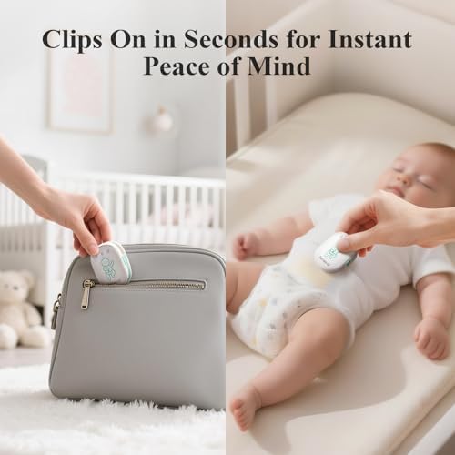 Sense-U Pro Baby Movement & Sleep Position Monitor, Sleep Analysis, Long Battery Life, Easy Clip-On Design
