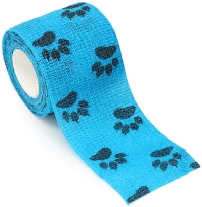Self Adhesive Bandage Wrap Cohesive Bandage Bulk Vet Tape Self Adherent Wrap First Aid Tape for Dogs Cats Horses Birds Animals for Wrist Healing Ankle Sprain & Swelling
