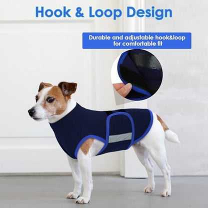 MIGOHI Dog Anxiety Relief Coat,S, NavyBlue
