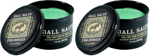 Bickmore Gall Salve Wound Cream for Horses 14oz - Quick Equine Relief of Sores, Abrasions, Cuts and Galls (Pack of 2)
