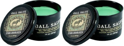 Bickmore Gall Salve Wound Cream for Horses 14oz - Quick Equine Relief of Sores, Abrasions, Cuts and Galls (Pack of 2)