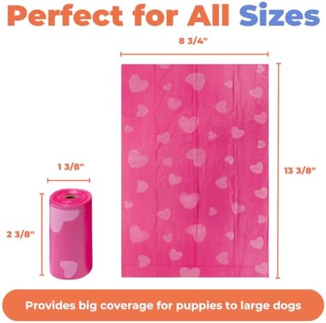 Best Pet Supplies Poop Bags for Dogs - Assorted Colors, 150 Count