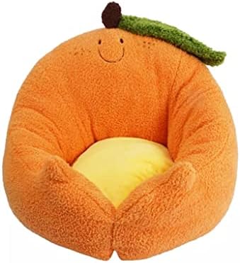 Cats Bed Orange House Recliner Cats Litter Basket Cushion Pet Bed Products Soft and Cute Plush Sofa Cushion (A M Code)