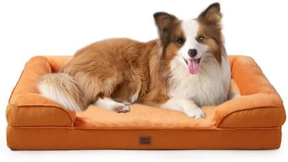EHEYCIGA Orthopedic Dog Beds Large Sized Dog, Waterproof Washable Pet Bed