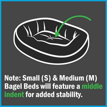 Majestic Pet 32 Inch Suede Calming Dog Bed Washable – Cozy Soft Round Dog Bed with Spine Support for Dogs to Rest Their Head - Fluffy Donut Dog Bed 32x23x7 (Inch) - Round Pet Bed Medium – Rust (2025)